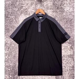 PXG Parsons Xtreme Golf Polo Shirt Medium Mens Black Performance